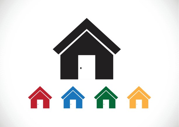 主页图标和房地产概念图片下载