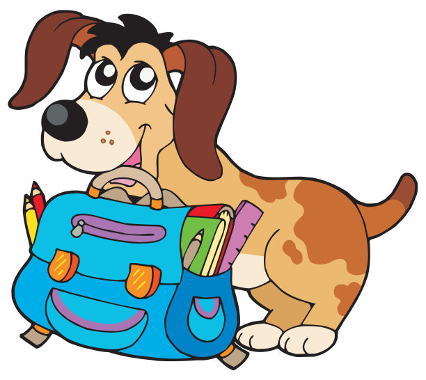 带书包的狗图片下载