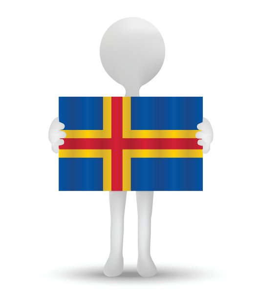 奥兰自治州的旗帜图片下载