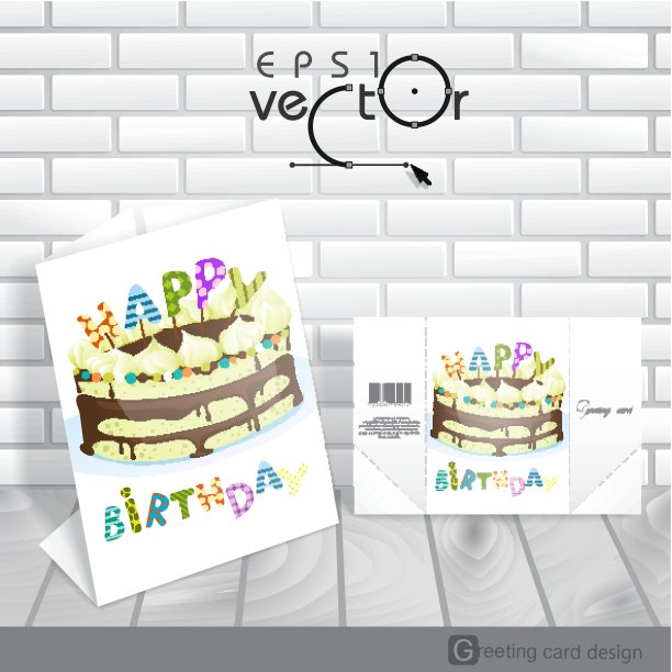 贺卡设计，模板图片下载