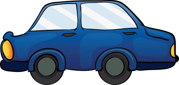 孤立的玩具车在白色图片下载