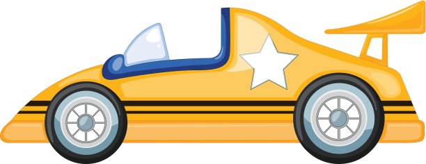 孤立的玩具车在白色图片下载