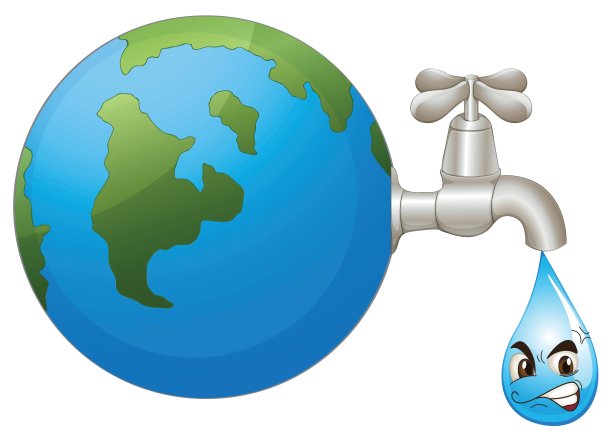 地球和一滴水图片下载