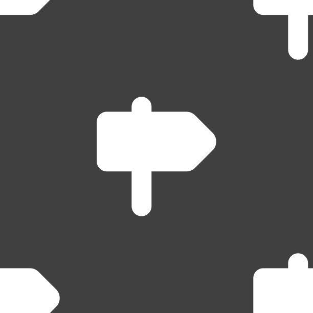 信息路图标标志。灰色背景上的无缝模式。向量图片下载