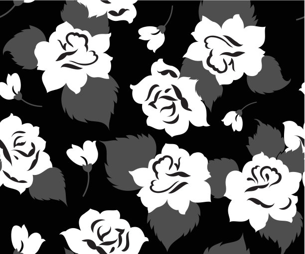 无缝玫瑰花式壁纸图片下载