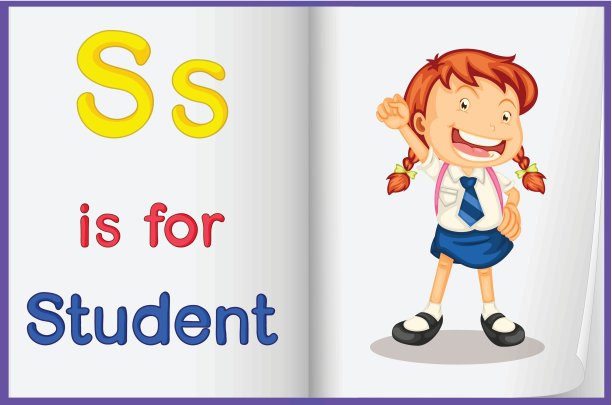 一个学生的照片在一本书图片下载