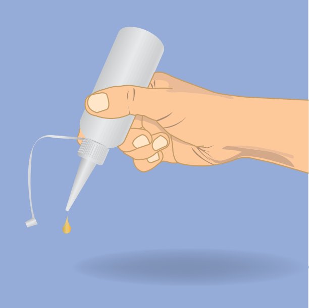 手里拿着一个带油滴的瓶子图片下载