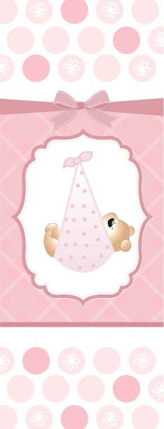 女婴淋浴卡图片下载