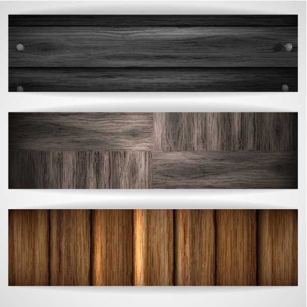 木质纹理的横幅。图片下载