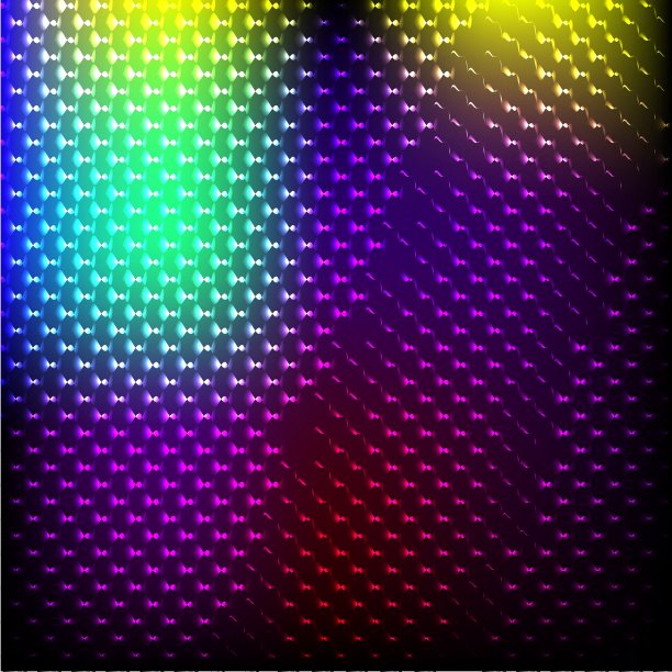 抽象背景彩色灯光上的黑色，矢量。图片下载