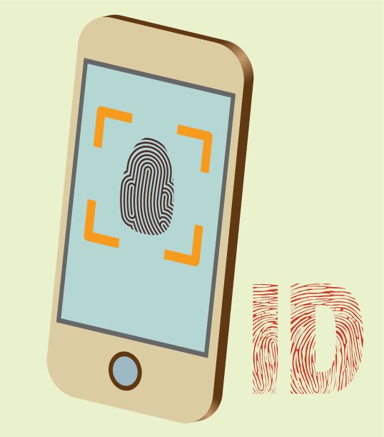 智能手机指纹安全图片下载