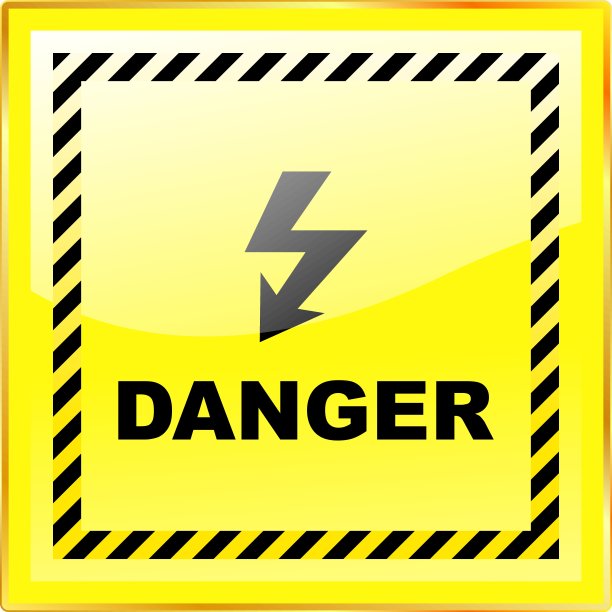 警告标志。图片下载