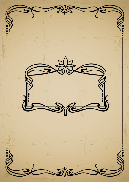 古董装饰框图片下载