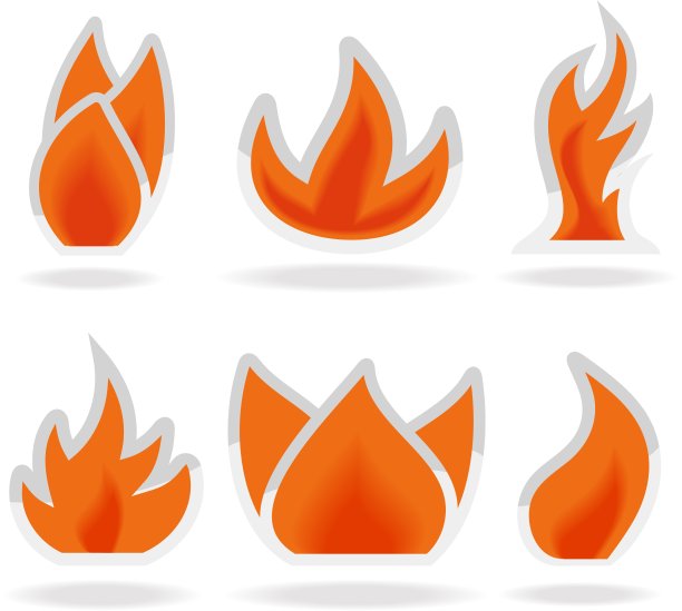 6个灯的火焰图片下载