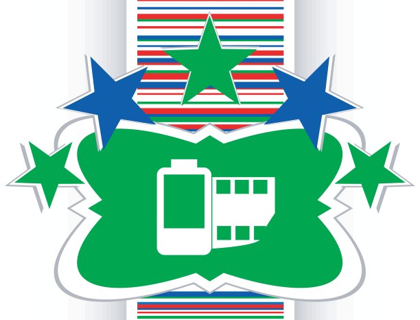 电影胶片相机带网络图标孤立在白色图片下载