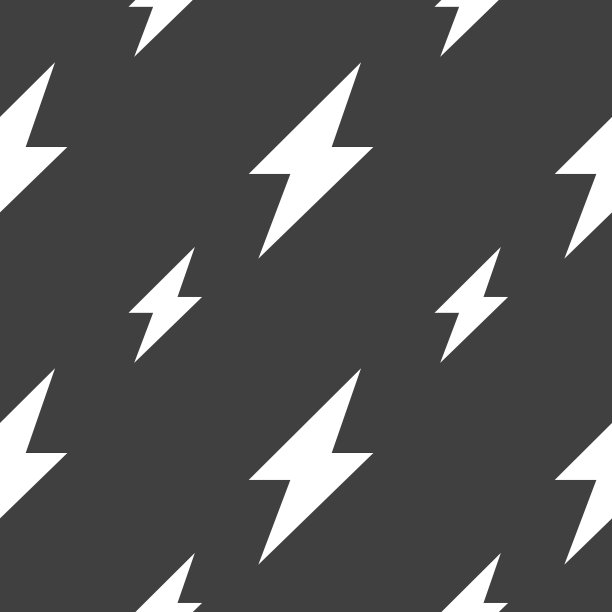 照片闪光图标标志。灰色背景上的无缝模式。向量图片下载