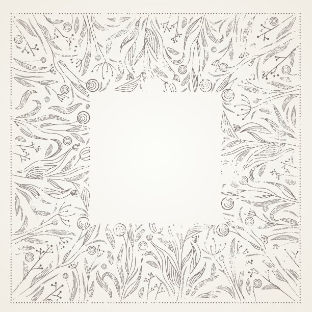 古董花框架图片下载