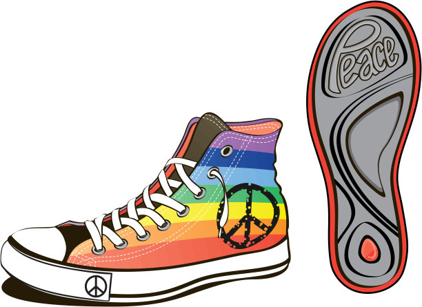 和平的鞋图片下载