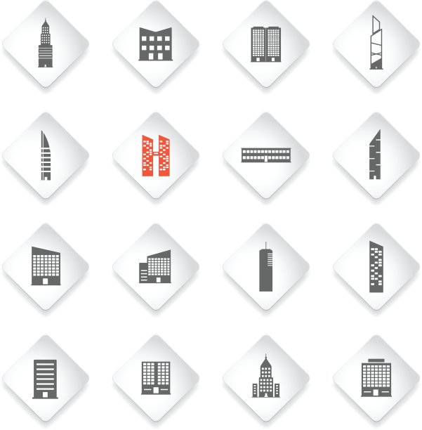 建筑图标设置图片下载