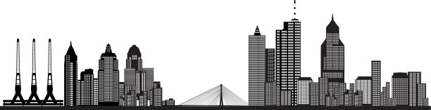 城市的天际线图片下载