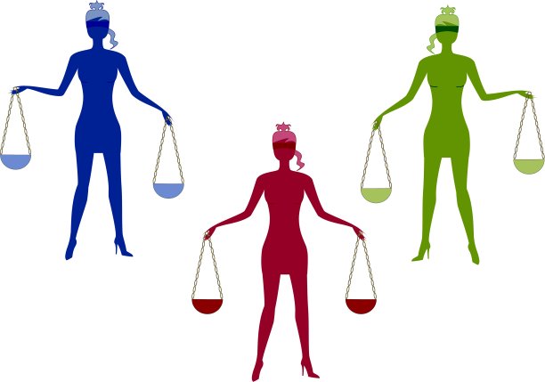 办公室femida矢量设置蓝色，绿色，棕色图片下载