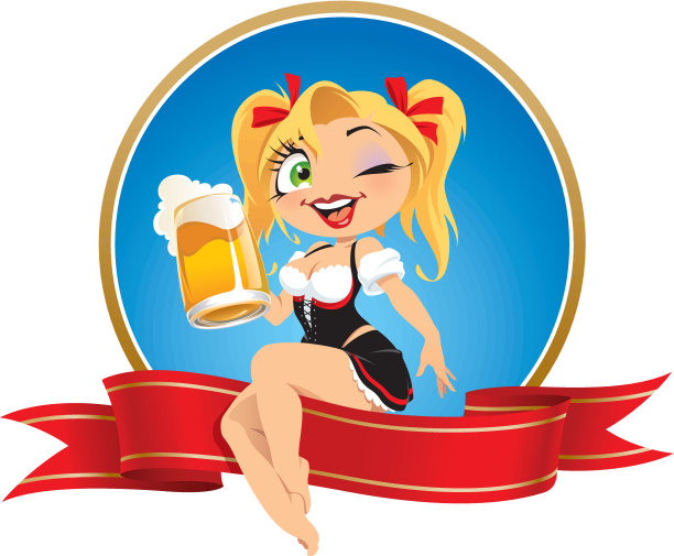 啤酒节的女孩图片下载