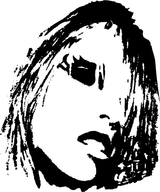 女人波波艺术肖像图片下载