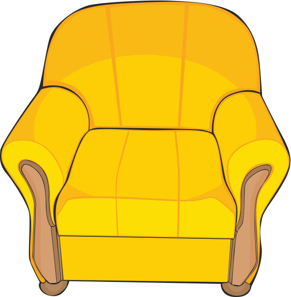 孤立的扶手椅图片下载