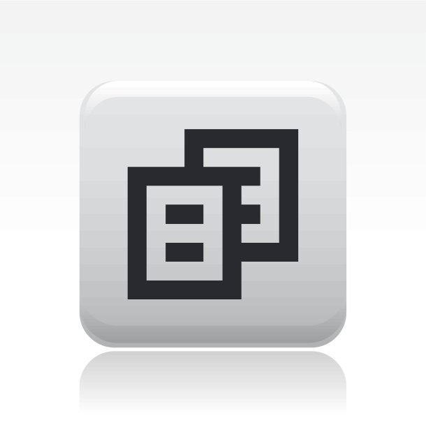 单个像素复制图标矢量插图图片下载