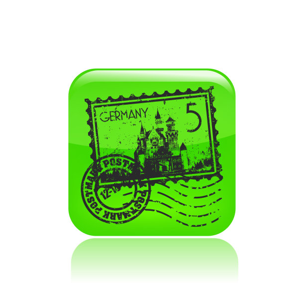 矢量插图孤立的德国图标图片下载