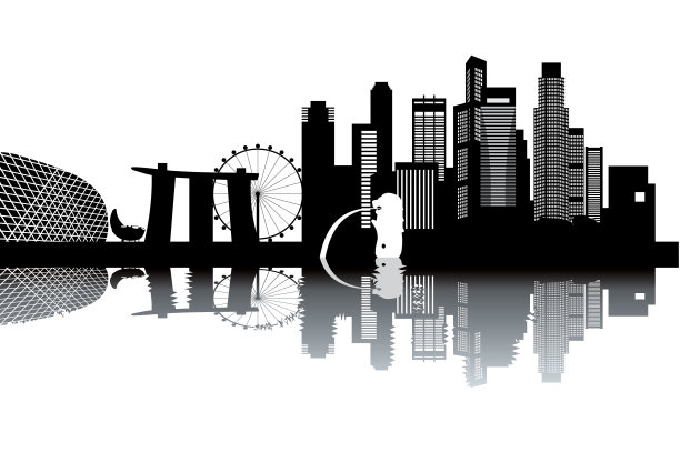 新加坡的天际线图片下载