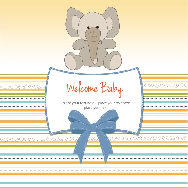 新生儿出生卡图片下载