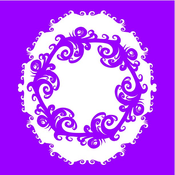 纹身部落框架矢量艺术图片下载