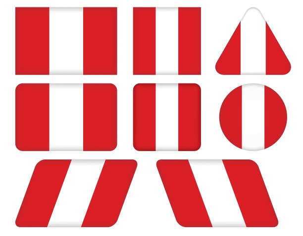 纽扣和秘鲁国旗图片下载