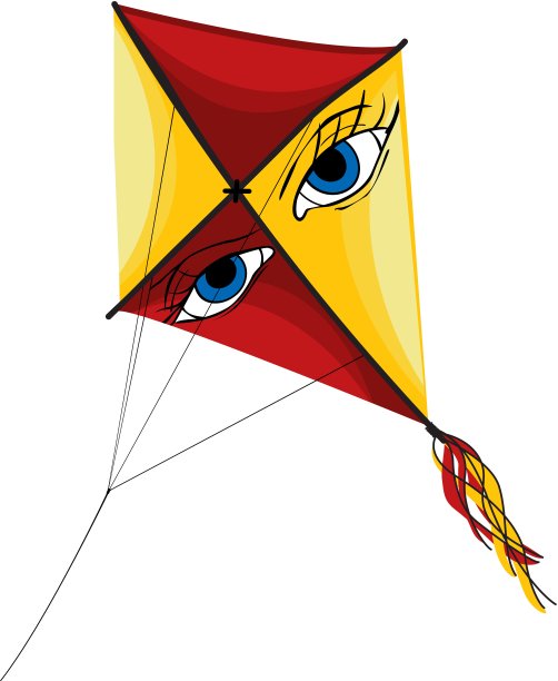 风筝插图图片下载