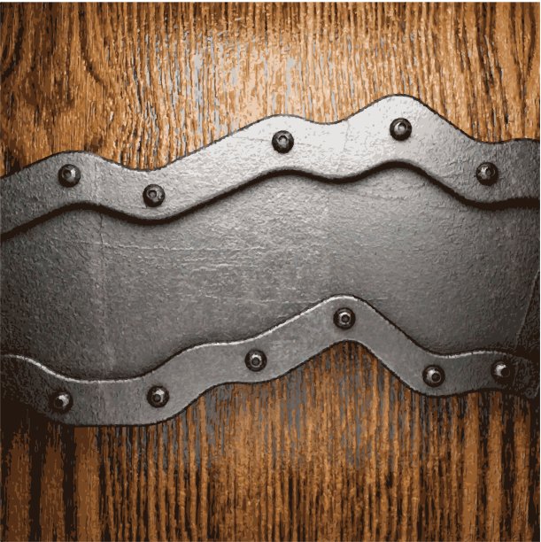 金属和木材背景图片下载