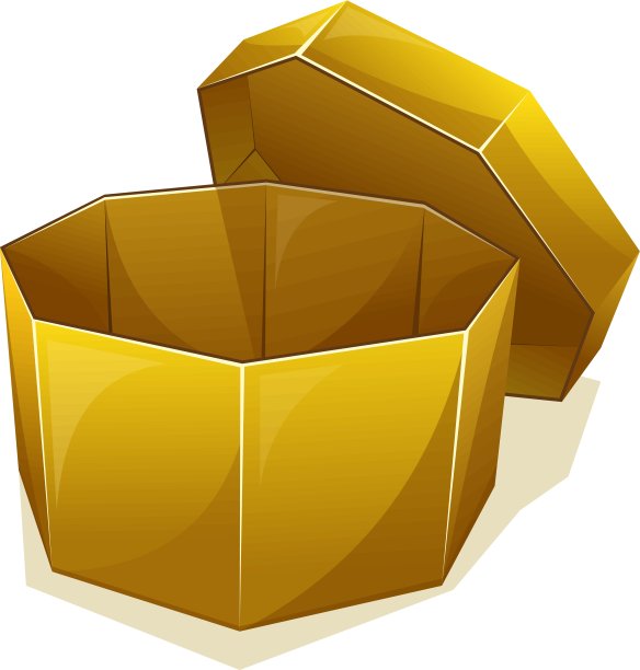 空的黄色框图片下载