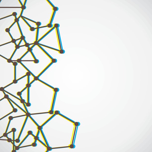 复杂网络连接向量图片下载