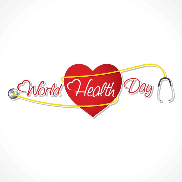 世界卫生日横幅设计矢量图片下载