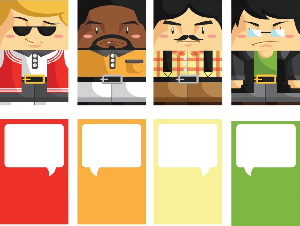 创意名片与自定义插图3图片下载