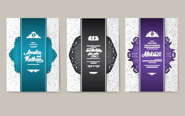 万能传单3x4独特的装饰。生日、聚会或婚礼的请帖。传统插图设计与印刷印刷。附有邀请文字的立式节日明信片图片下载