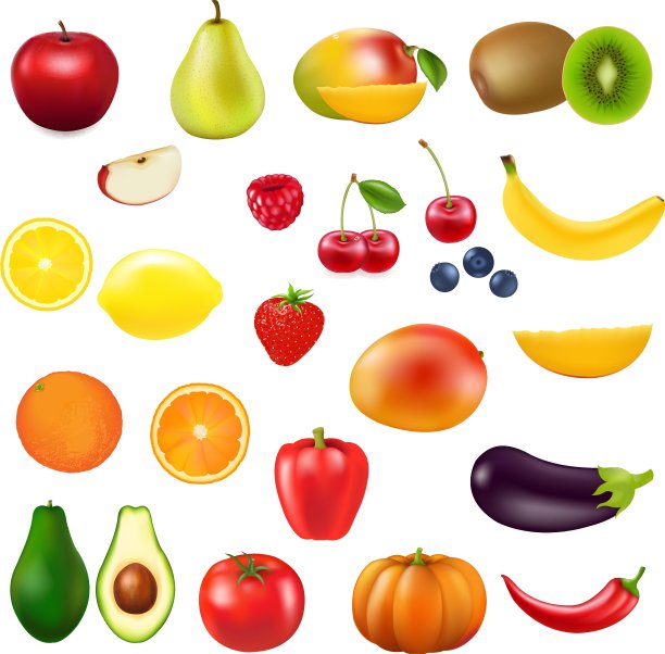 收集新鲜的水果图片下载