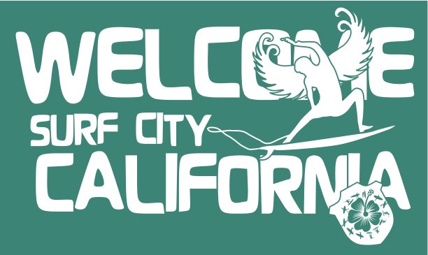 太平洋冲浪者矢量图形设计图片下载