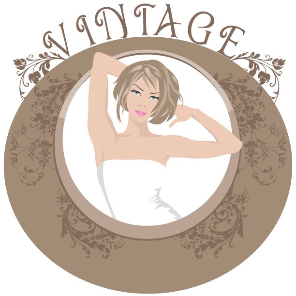 古董花框架图片下载