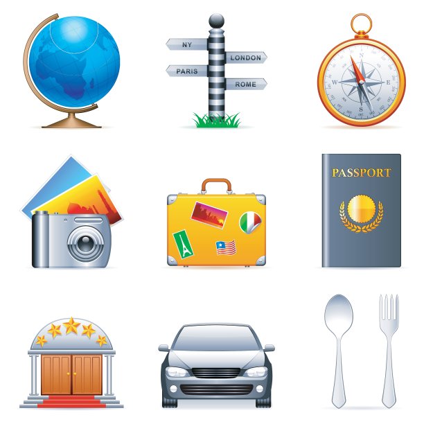 旅游的图标图片下载