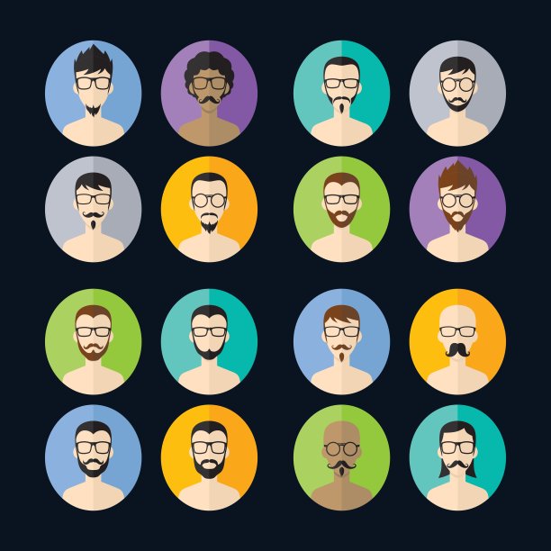 男人潮人头像用户图片卡通人物图片下载