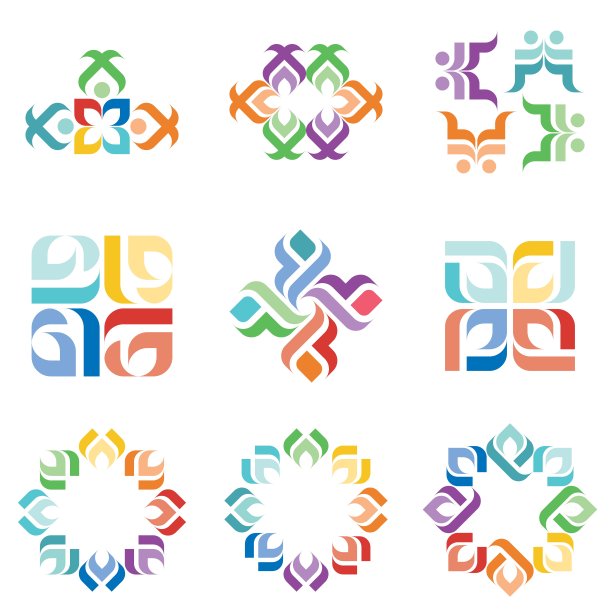 抽象矢量设计图形标识的想法图片下载