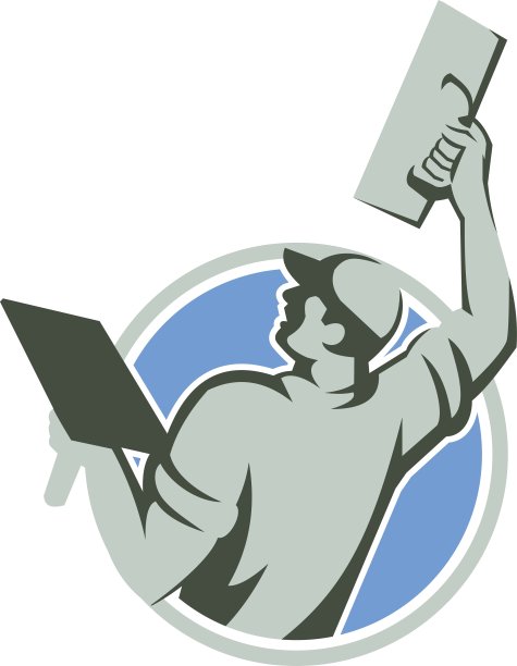 抹灰砌体抹子提高圆复古图片下载