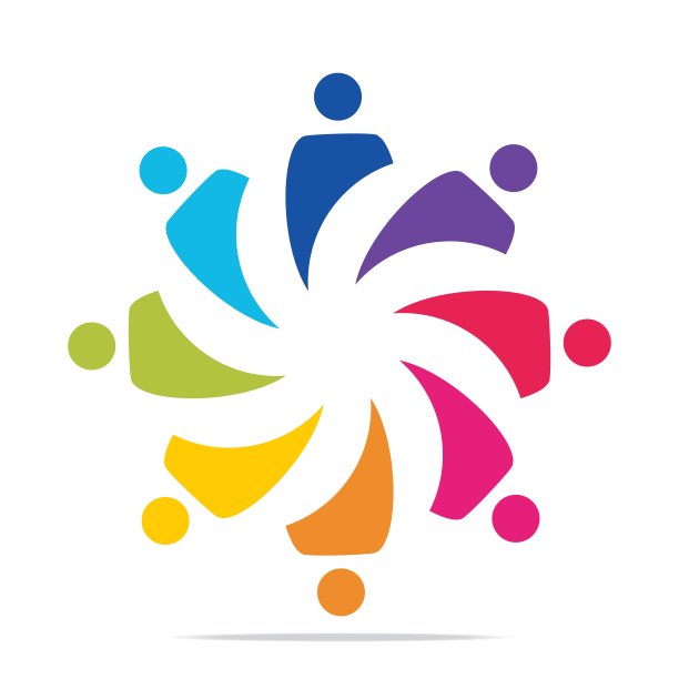 抽象圆人概念图片下载