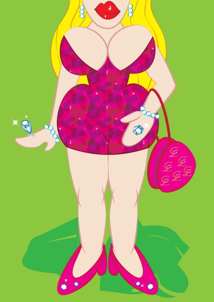 性感的金发女人图片下载